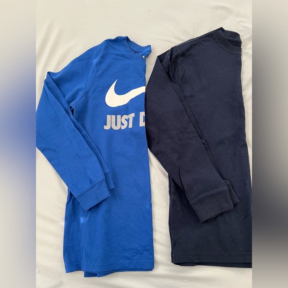 Nike Kids Blue Long Sleeve Shirt